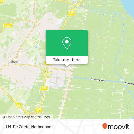 J.N. De Zoete map
