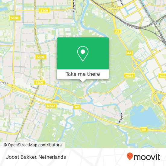 Joost Bakker map