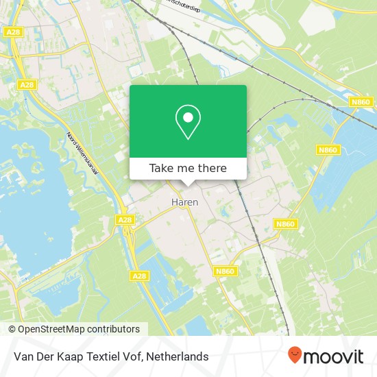 Van Der Kaap Textiel Vof map