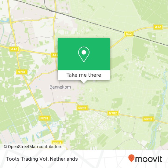 Toots Trading Vof map