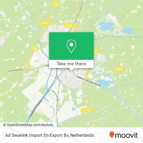 Ad Swanink Import En Export Bv Karte