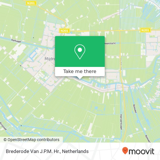 Brederode Van J.P.M. Hr. map