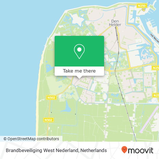 Brandbeveiliging West Nederland Karte