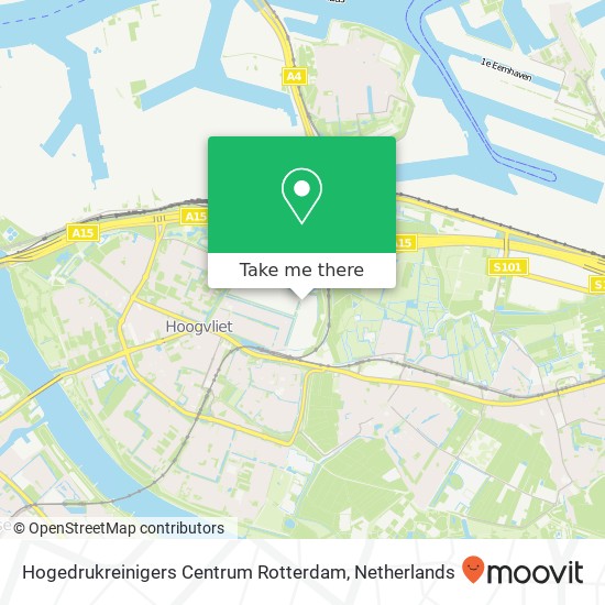 Hogedrukreinigers Centrum Rotterdam map