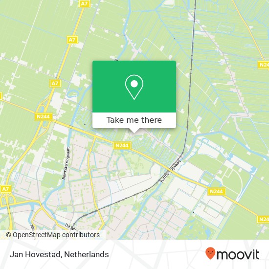 Jan Hovestad map