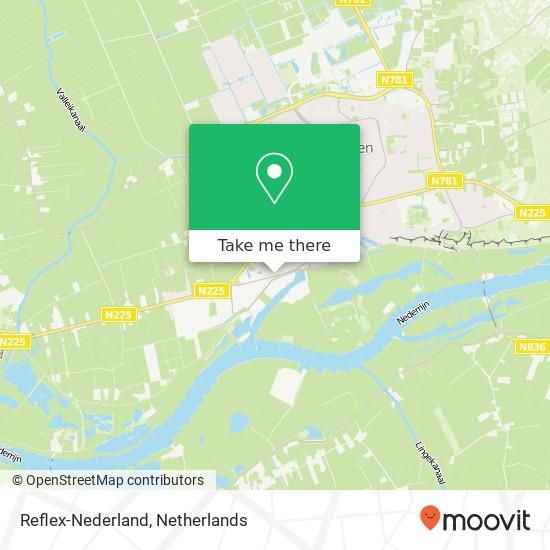 Reflex-Nederland map