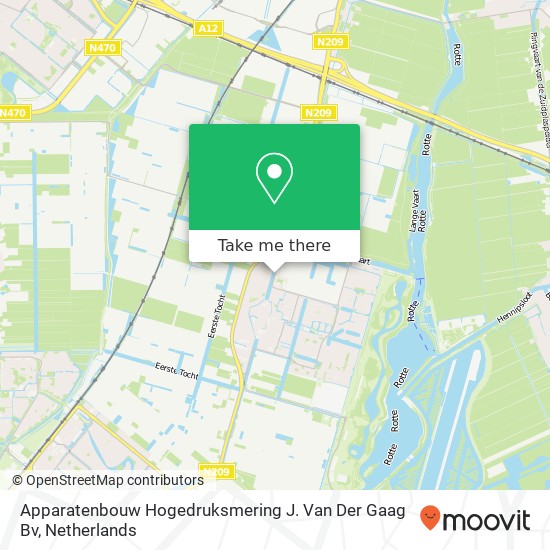 Apparatenbouw Hogedruksmering J. Van Der Gaag Bv map