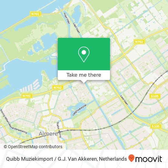 Quibb Muziekimport / G.J. Van Akkeren map