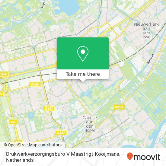 Drukwerkverzorgingsburo V Maastrigt-Kooijmans map