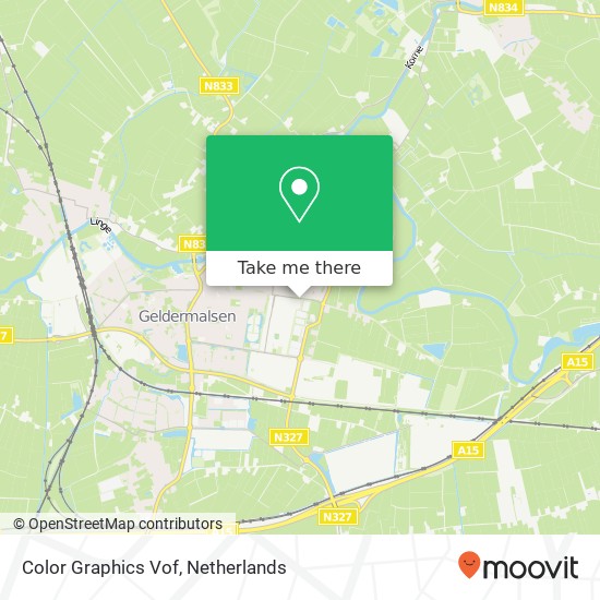 Color Graphics Vof map