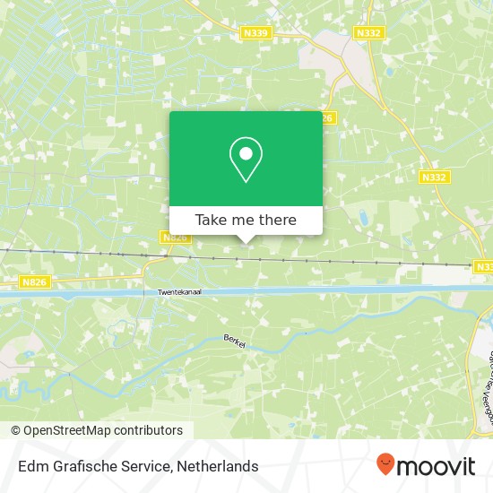 Edm Grafische Service map