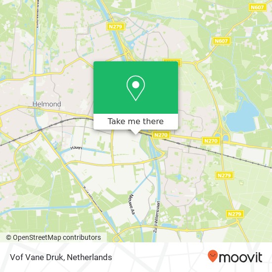 Vof Vane Druk map