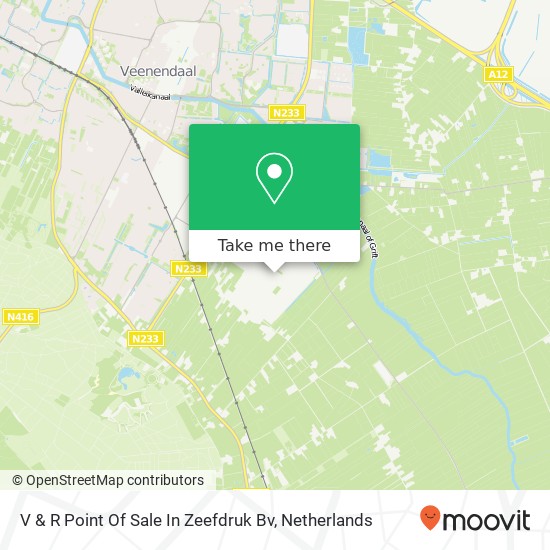 V & R Point Of Sale In Zeefdruk Bv map