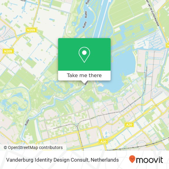 Vanderburg Identity Design Consult map