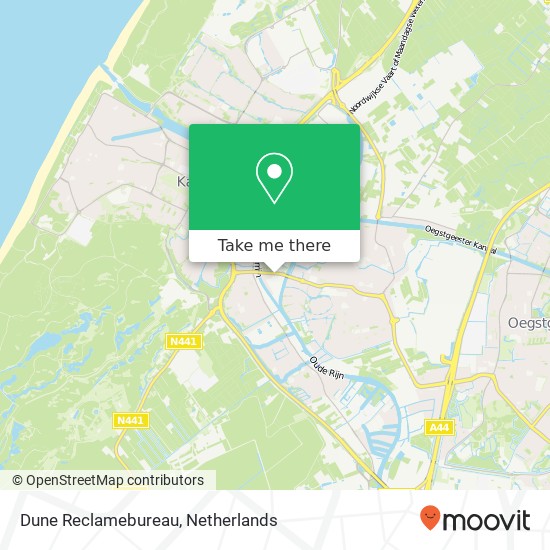 Dune Reclamebureau map