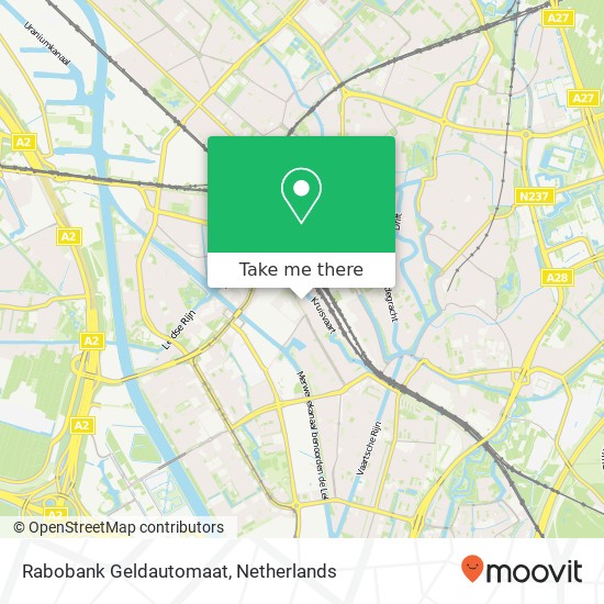 Rabobank Geldautomaat map