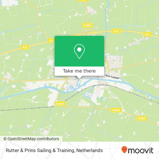 Rutter & Prins Sailing & Training map