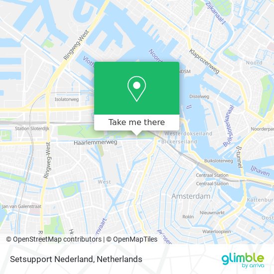 Setsupport Nederland map