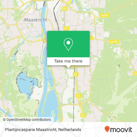 Plantijncasparie Maastricht map