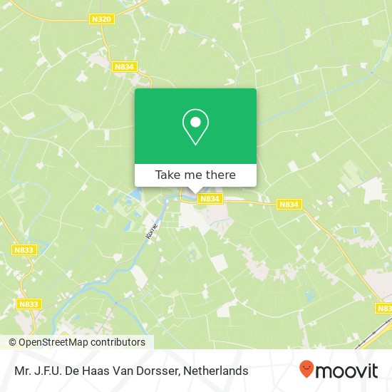 Mr. J.F.U. De Haas Van Dorsser map