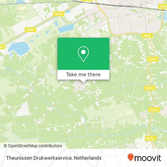 Theunissen Drukwerkservice map