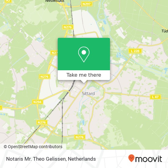 Notaris Mr. Theo Gelissen map