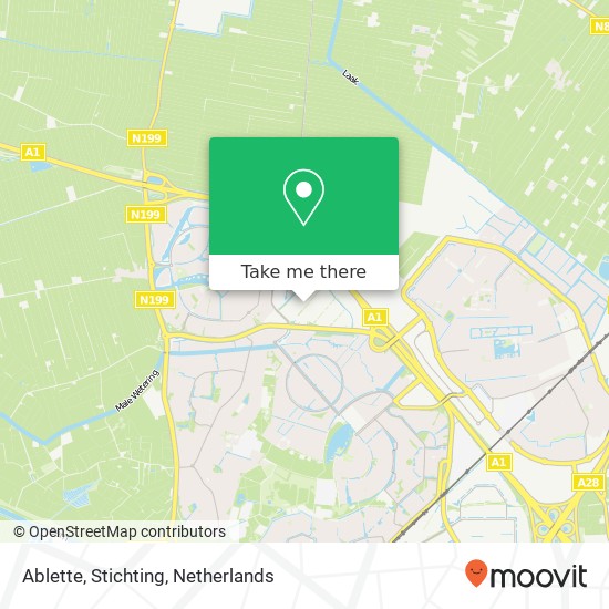 Ablette, Stichting map