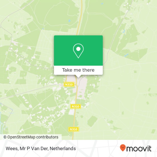 Wees, Mr P Van Der map