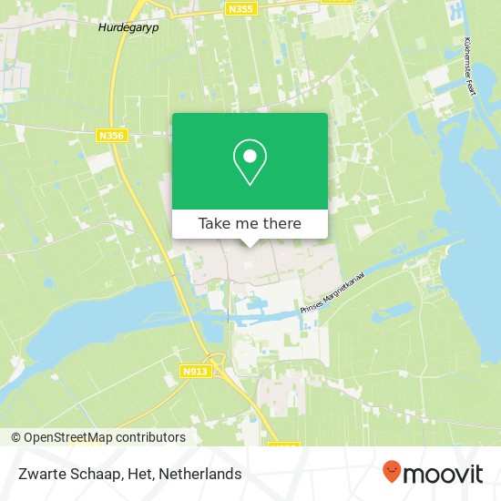 Zwarte Schaap, Het map