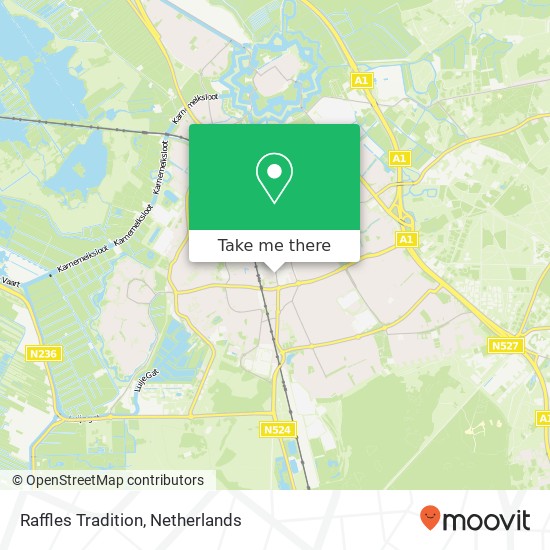 Raffles Tradition map