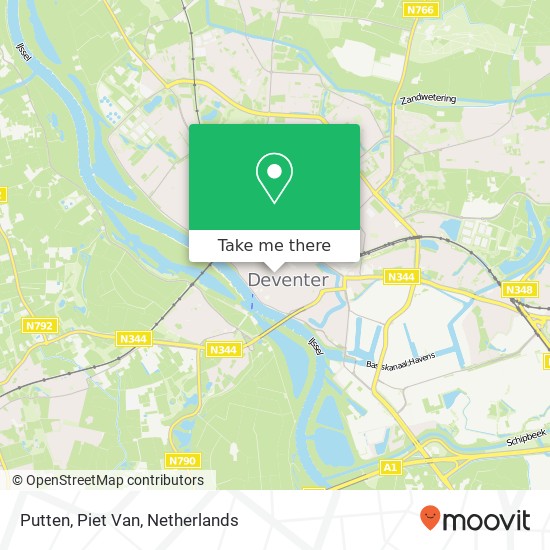 Putten, Piet Van map