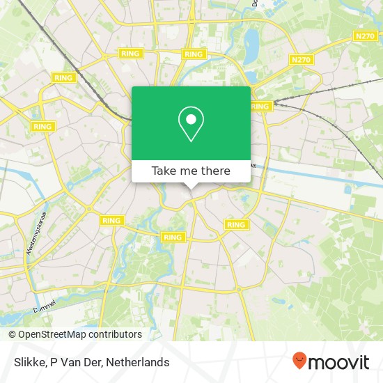 Slikke, P Van Der map