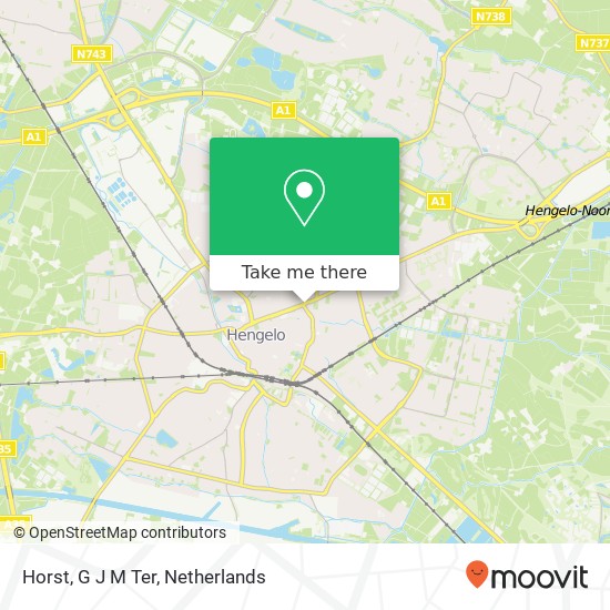 Horst, G J M Ter map