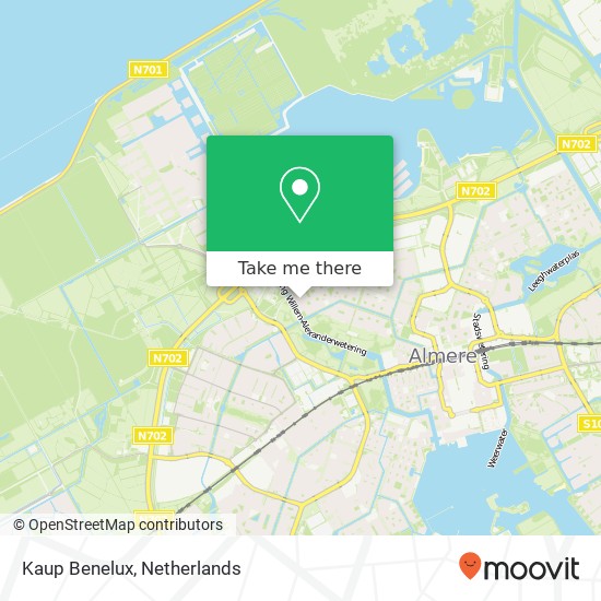 Kaup Benelux map
