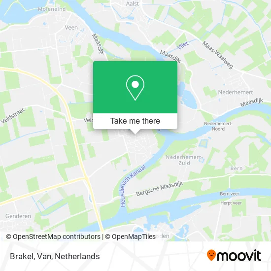 Brakel, Van map