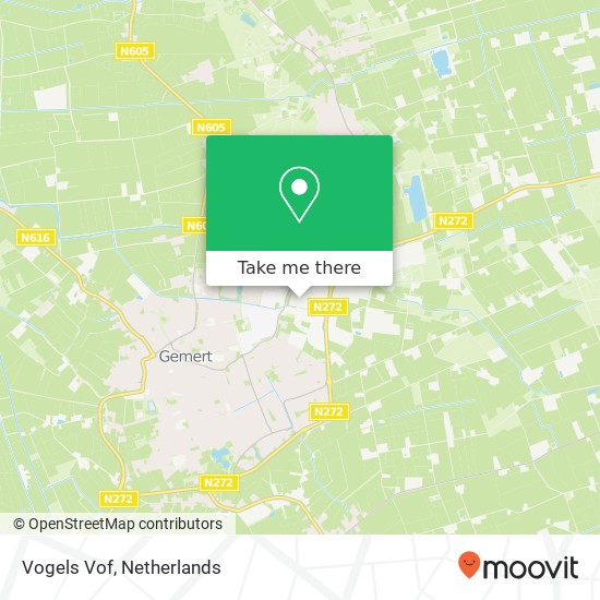 Vogels Vof map