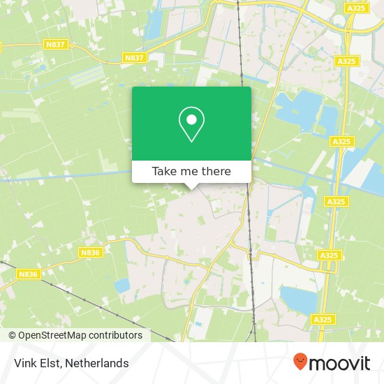 Vink Elst map