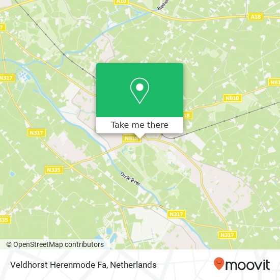 Veldhorst Herenmode Fa Karte