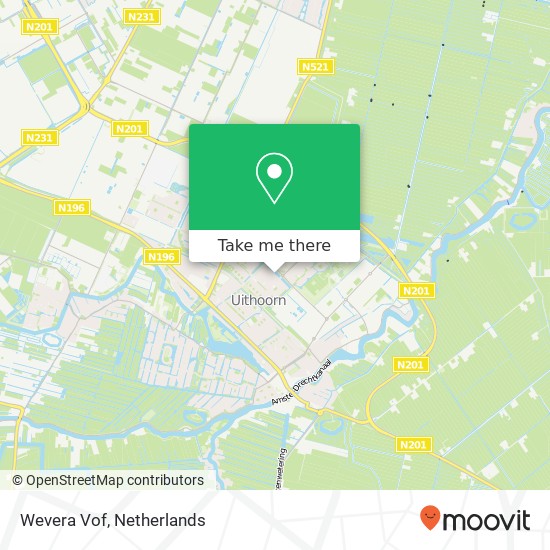 Wevera Vof map