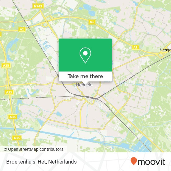 Broekenhuis, Het map