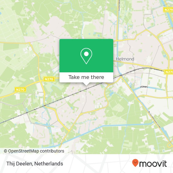 Thij Deelen map