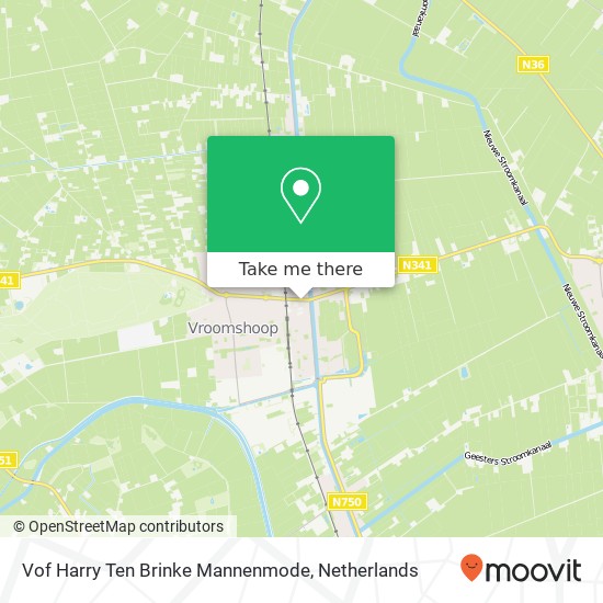 Vof Harry Ten Brinke Mannenmode map