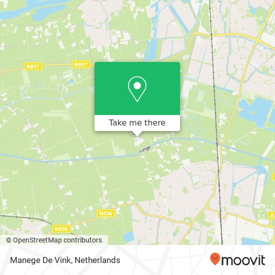 Manege De Vink map
