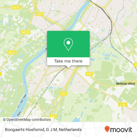 Bongaerts Hoefsmid, G J M map