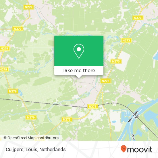 Cuijpers, Louis map