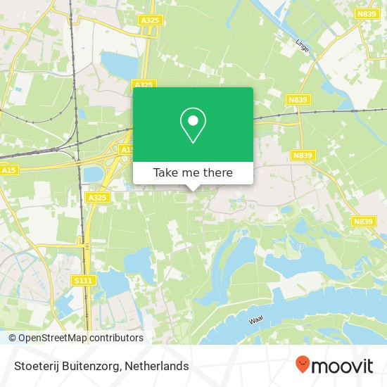 Stoeterij Buitenzorg map