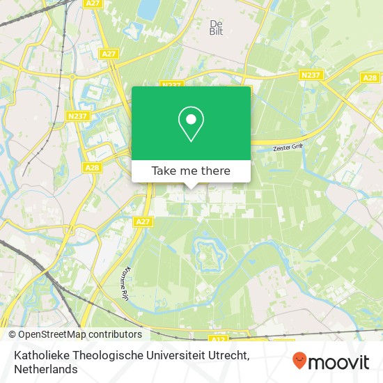 Katholieke Theologische Universiteit Utrecht map