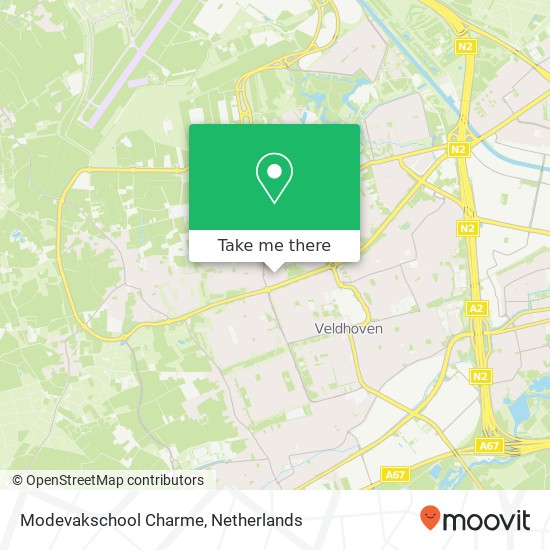 Modevakschool Charme map