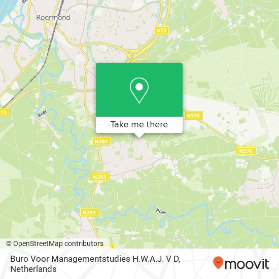 Buro Voor Managementstudies H.W.A.J. V D map