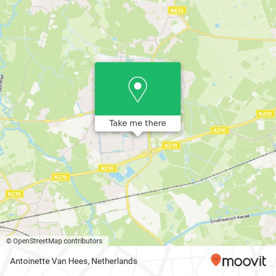 Antoinette Van Hees map